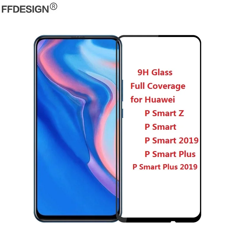 9H полное покрытие закаленное стекло для Huawei P Smart Z Plus 2019 Защитное экрана Защитная