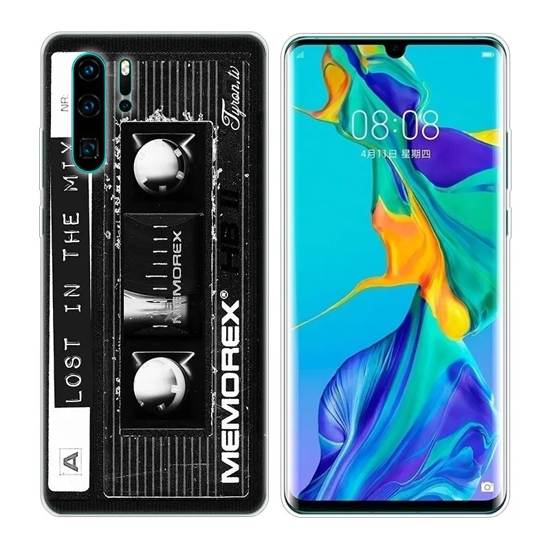 Классический силиконовый чехол для телефона Huawei P30 P20 Pro P10 P9 P8 Lite 2017 P Smart Z Plus 2019 NOVA 3