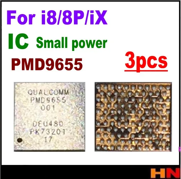 3 шт. PMD9655 Базовая лента небольшой мощности IC U_PMIC_E для iphone X 8 8plus|pmic| |