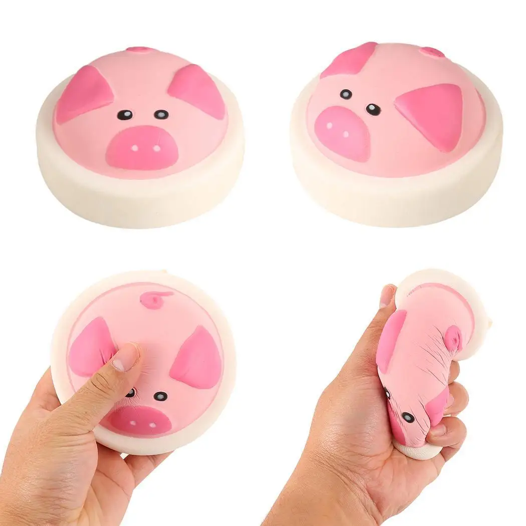 Новые детские мягкие Jumbo мягкий искусственный мультфильм свинья база
