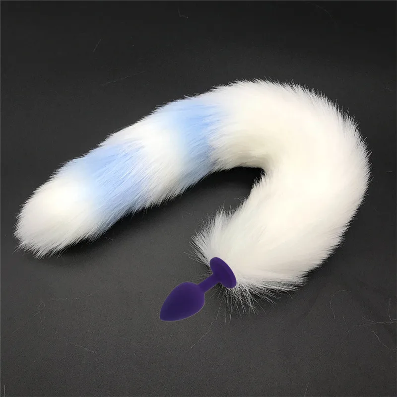 Секс-игрушка собачий Хвост анальные игрушки плюшевая силикагелевая вилка