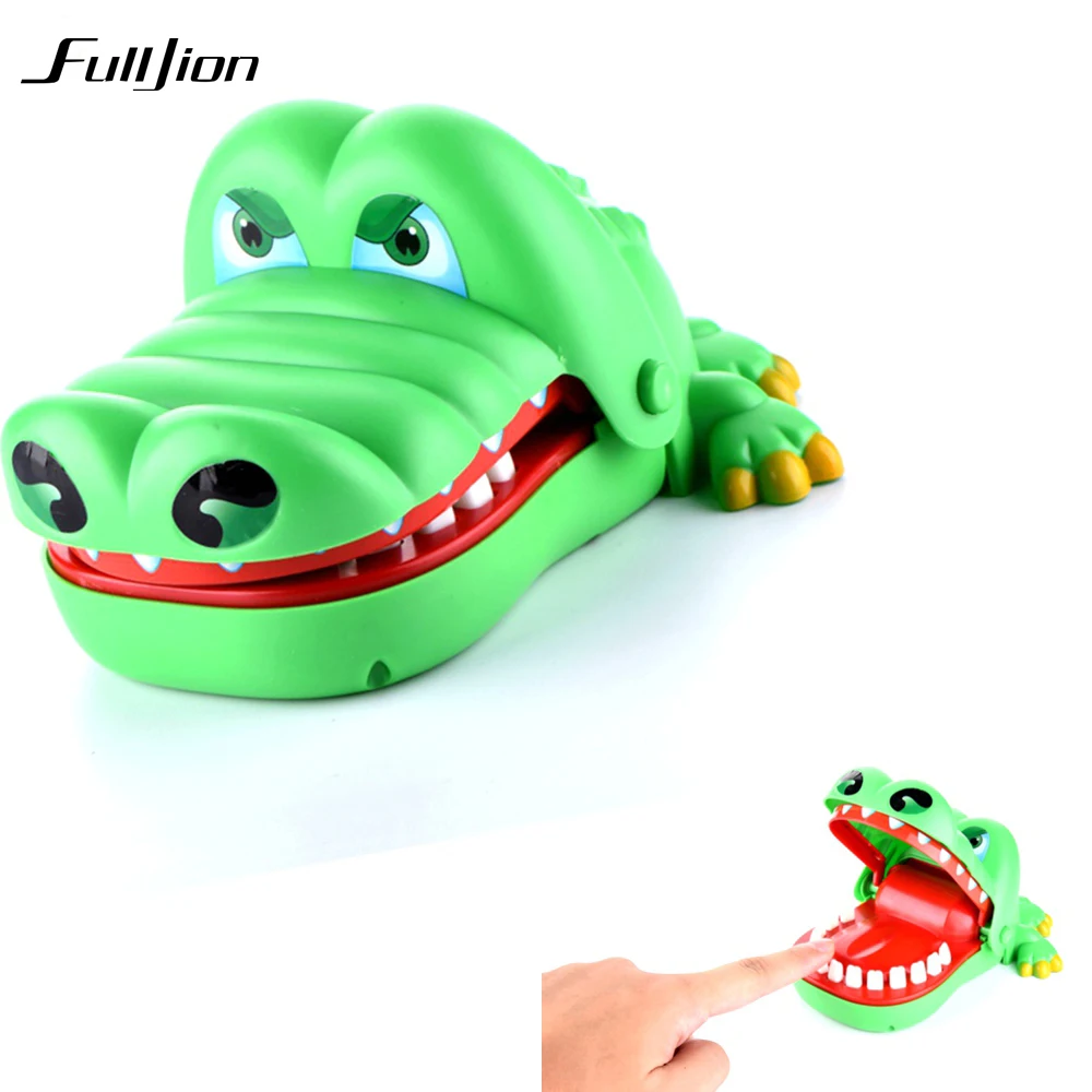 Fulljion крокодил зубы Забавные игрушки Развлечения lizun Аллигатор Рот стоматолог