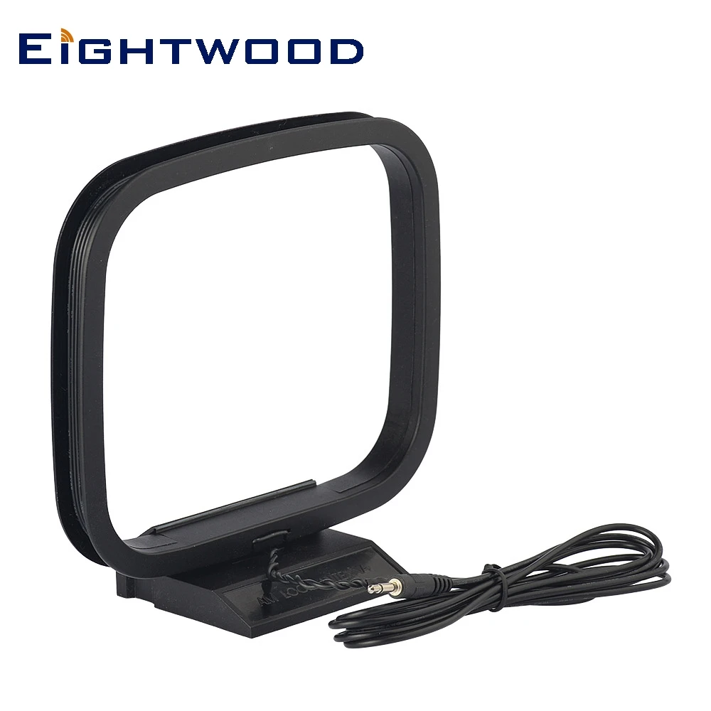 Eightwood Крытый AM MW Loop антенна 75 Ом 2 5 мм адаптер для бозе радио аудио усилитель