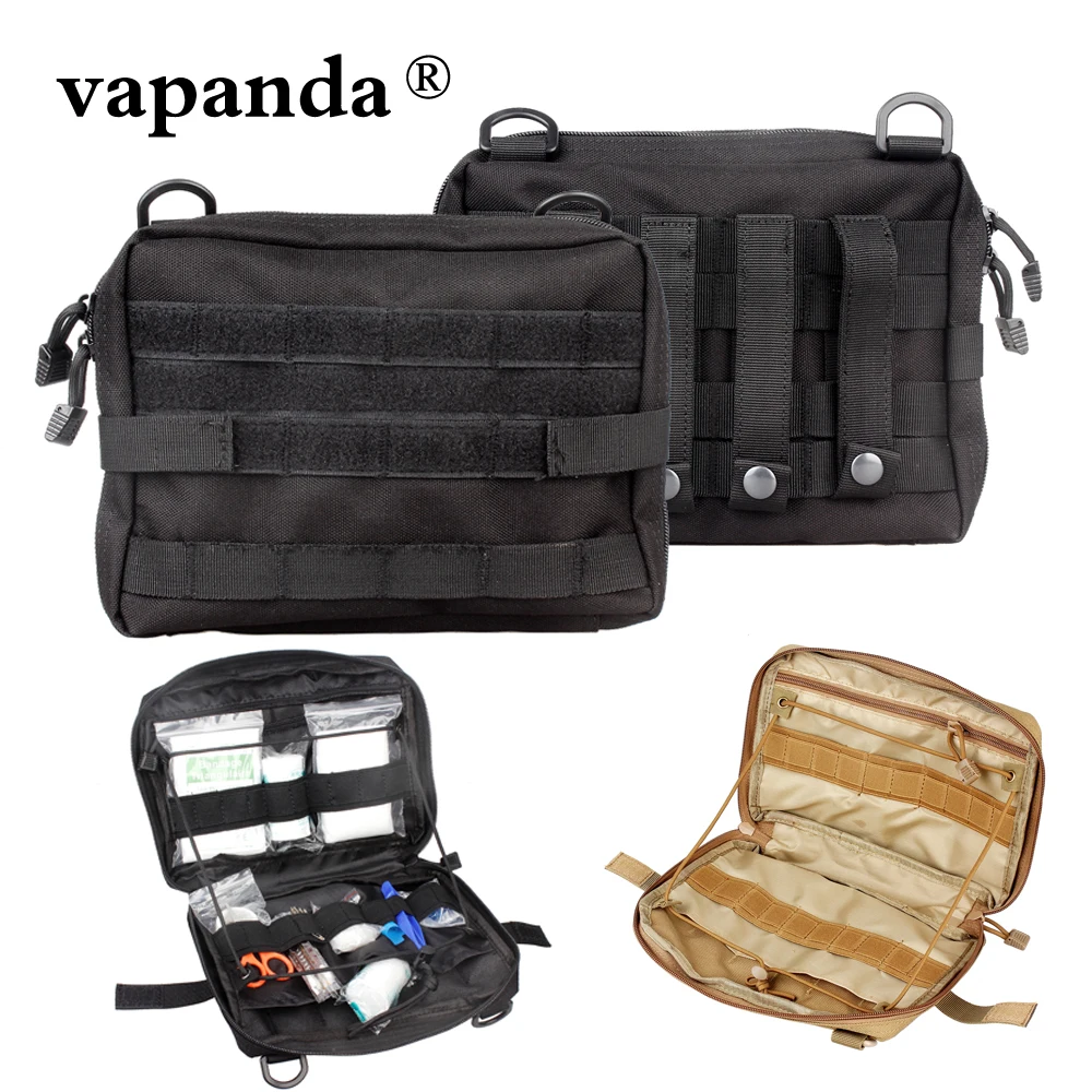 Vapanda тактическая Сумка Molle, универсальный телефонный ремень, сумка для повседневного использования, нейлоновая черная тактическая сумка, большой органайзер для журналов, сумки Molle