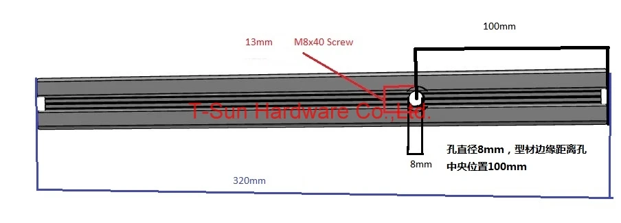 Черный алюминиевый профиль экструзионный 3030 30*30 для 3D принтера Haribo Edition prusa I3 MK2 |