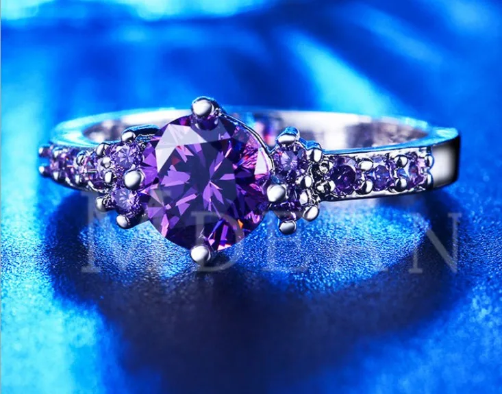 Кристалл от Swarovskis кольцо подлинное натуральное Firel кольцо твердое для женщин кольца с драгоценными камнями