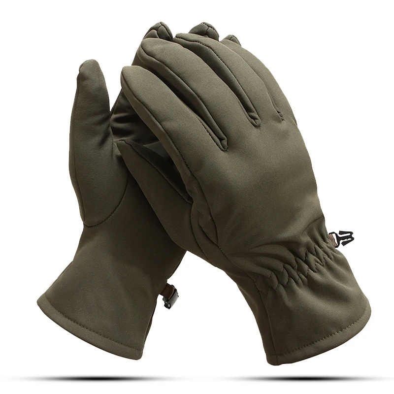 

Military Tactical Gloves Full Finger Outdoor Sports Warm Fleece Gloves Winter Men Camouflage Windproof Anti-skid Riding Gloves