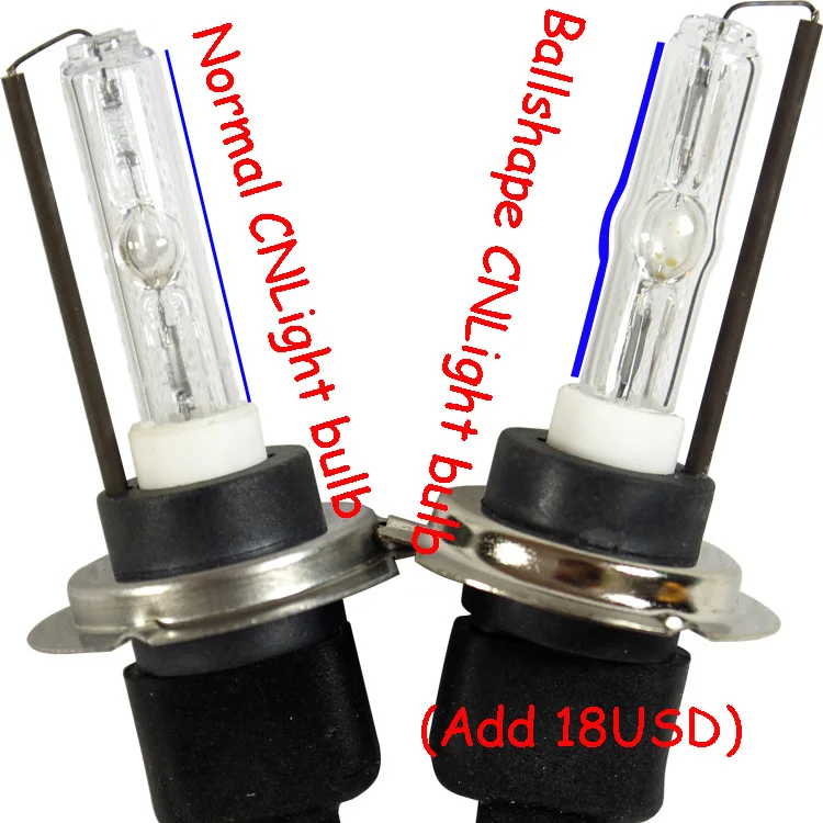 HID лампа CNLight 35 Вт 12 В Одиночная ксеноновая + бесплатная доставка H1 H3 H7 H11 9005 90064300K