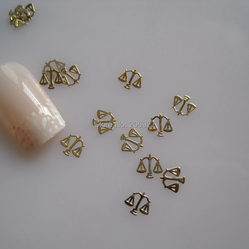 100 шт. металлические наклейки для дизайна ногтей | Красота и здоровье