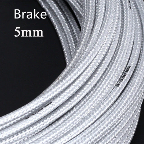Brake Sliver 3 м 5 мм ткачество линии велосипед тормозной переключатель тормозной трос для горной дороге велосипед кабель Корпус трубы Велоспорт переключение тормозной провод - Цвет: Brake Sliver