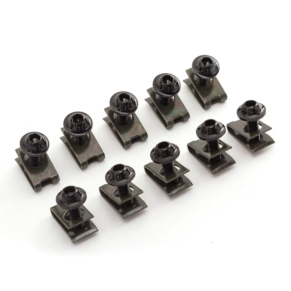 Болт 5 мм 10 шт. крепеж для мотоцикла обтекатель винт корпус болты универсальные
