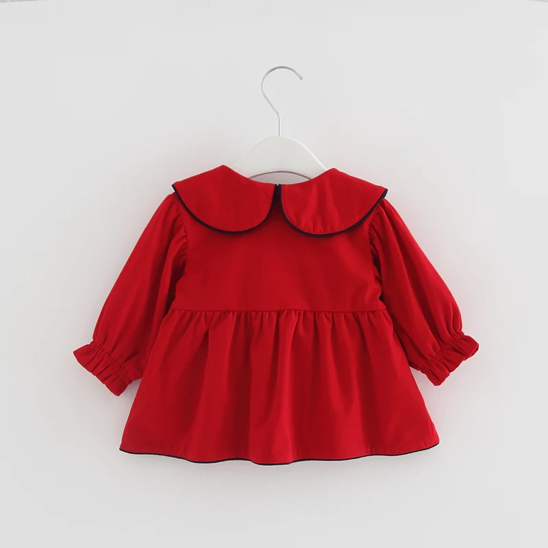 Roupas/детские куртки для девочек на весну-осень кардиган с воротником в стиле