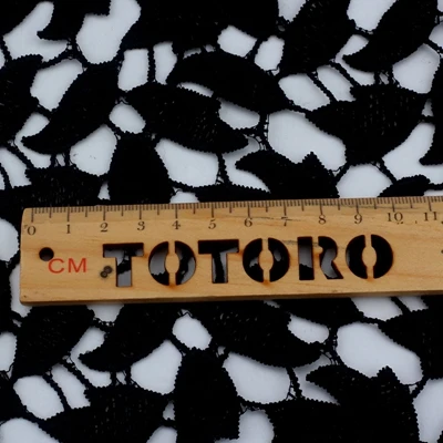 1PCS FOR 110X50CM C ShuanShuo 110*50 вышитая полиэфирная кружевная ткань для одежды молочный шелк материал Водорастворимая кружевная ткань вышивка кружева 115*50 см - Цвет: 1PCS FOR 110X50CM C
