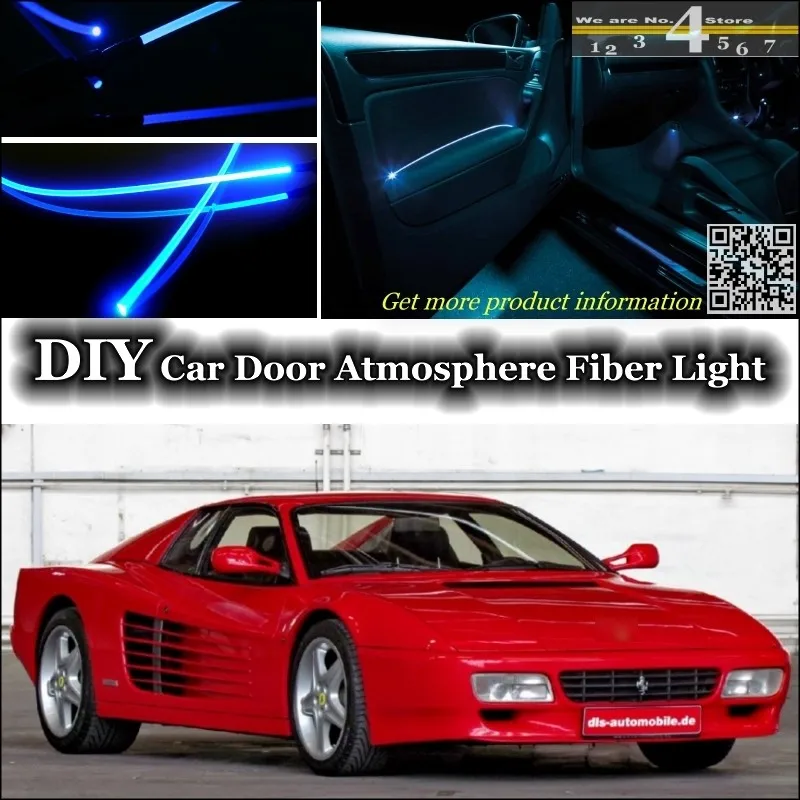 Для Ferrari 512 Testarossa F512M TR внутренний окружающий свет тюнинг атмосферное волокно