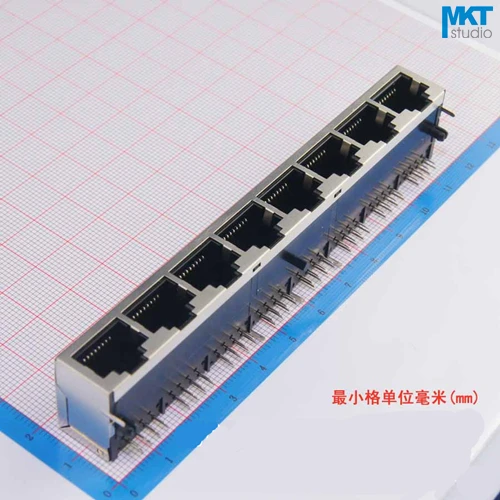 20 шт. 1x8 портов 59 серия Женский Разъем RJ45 для локальной сети|jack dust|socket a cooling fansocket