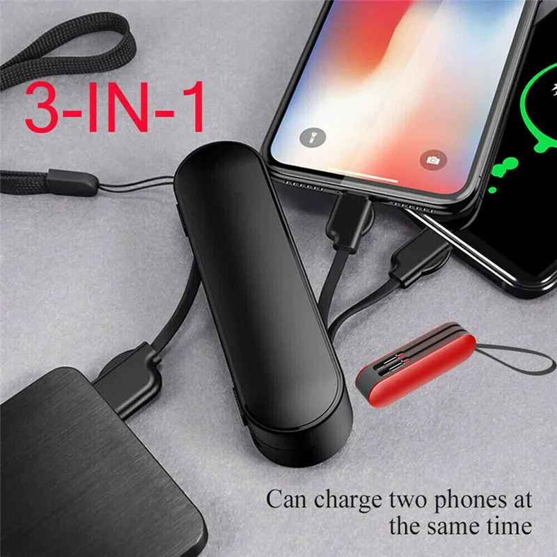 Универсальный зарядный кабель 3 в 1 швейцарском стиле с ножом Micro USB Type C для iPhone