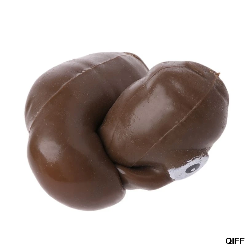 Прямая поставка и смешная сжимающая полоска какашка шутка шар для снятия стресса игрушка подарок для взрослые дети игрушки упражнения рука May06