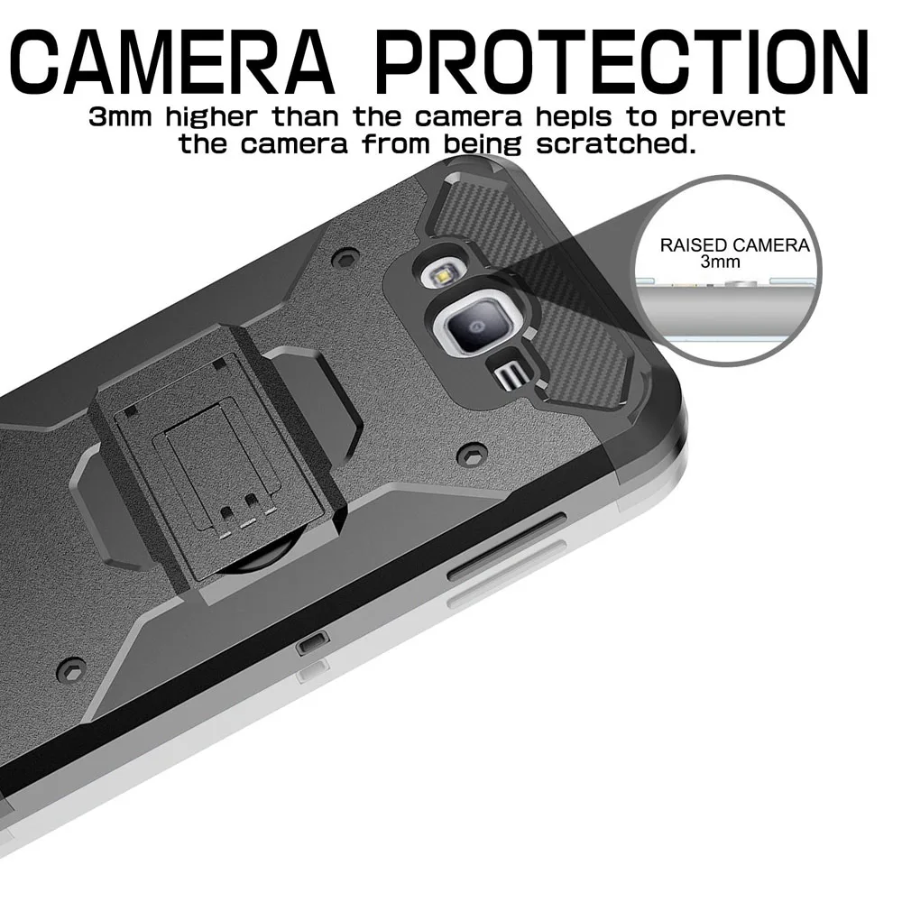Противоударный бронированный чехол с зажимом для ремня задняя крышка телефона