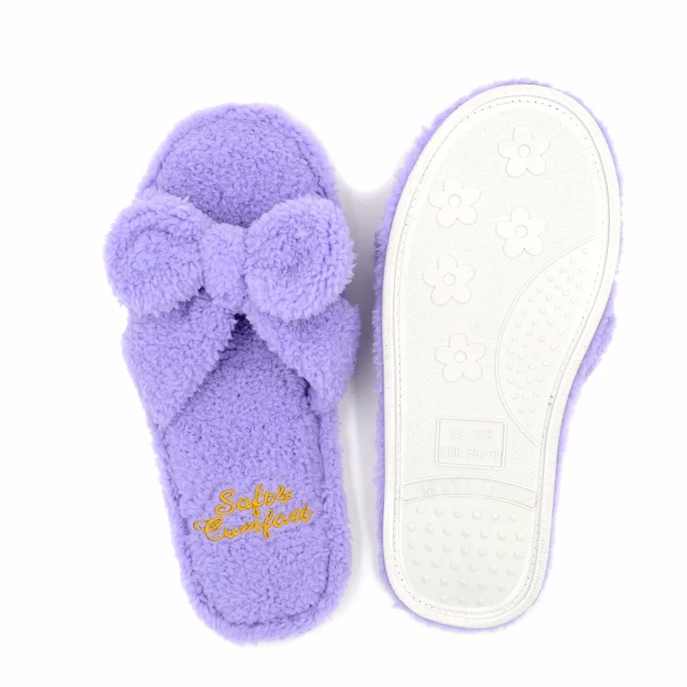 

Millffy fluffy slippers indoor plush slippers cute female woman flip flop kawaii slipper shoes floor white slippers