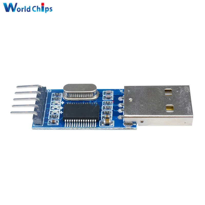 Модуль PL2303 USB в RS232 TTL PL2303HX скачать Линейный модуль на STC микроконтроллер