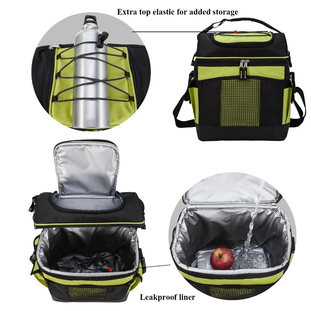 Фотосумка для пикника продуктов Каяка автомобиля путешествий с 2 отделениями|bag