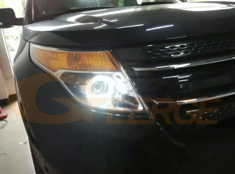 Для Ford Explorer 2011 2012 2013 отличное Ультра яркое освещение smd led Ангельские Глазки Halo Кольцо комплект DRL