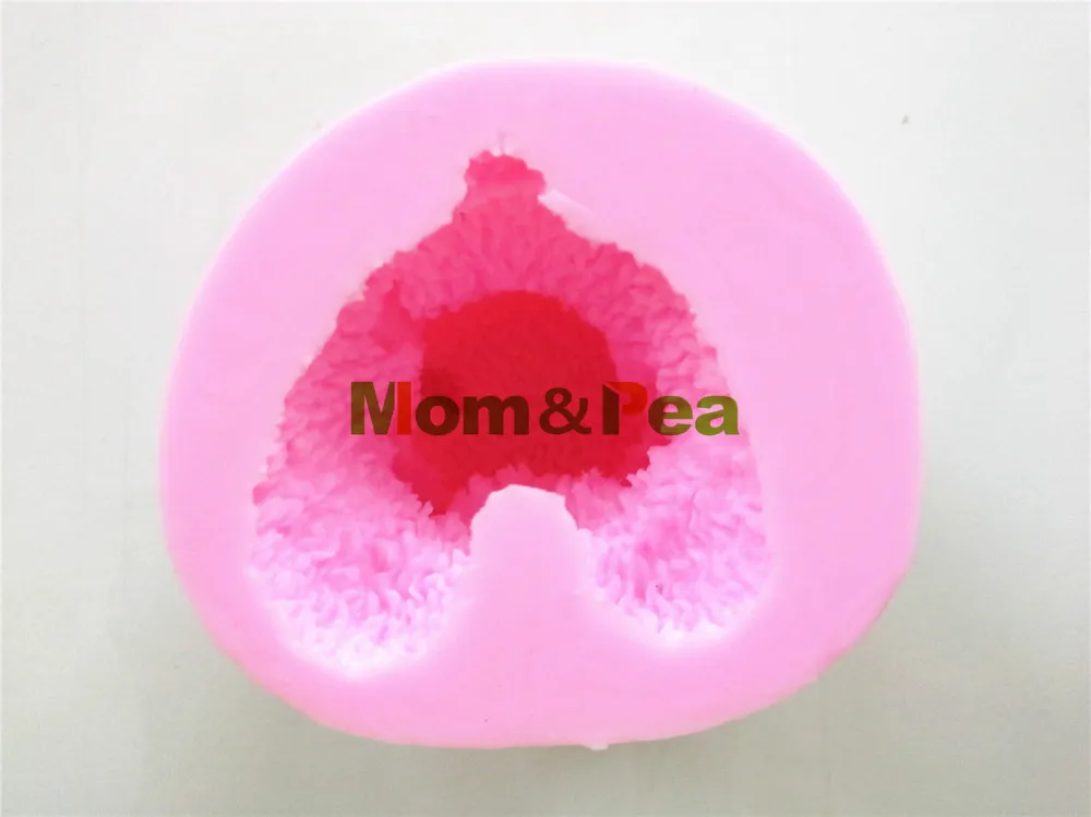 0471 Бесплатная доставка силиконовая форма Mom &amp Pea в форме медведя девушки