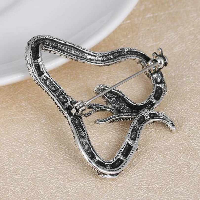 Хрустальные броши в форме змеи 2017 Стразы Брошь для женщин Свадебные Заколки