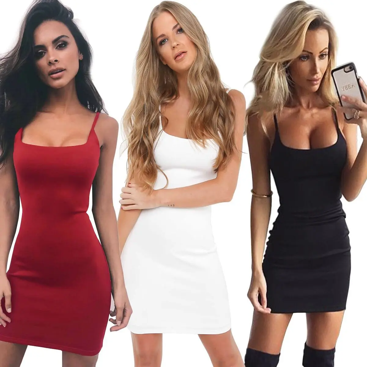 

Women's Simple Slim Sling Dress