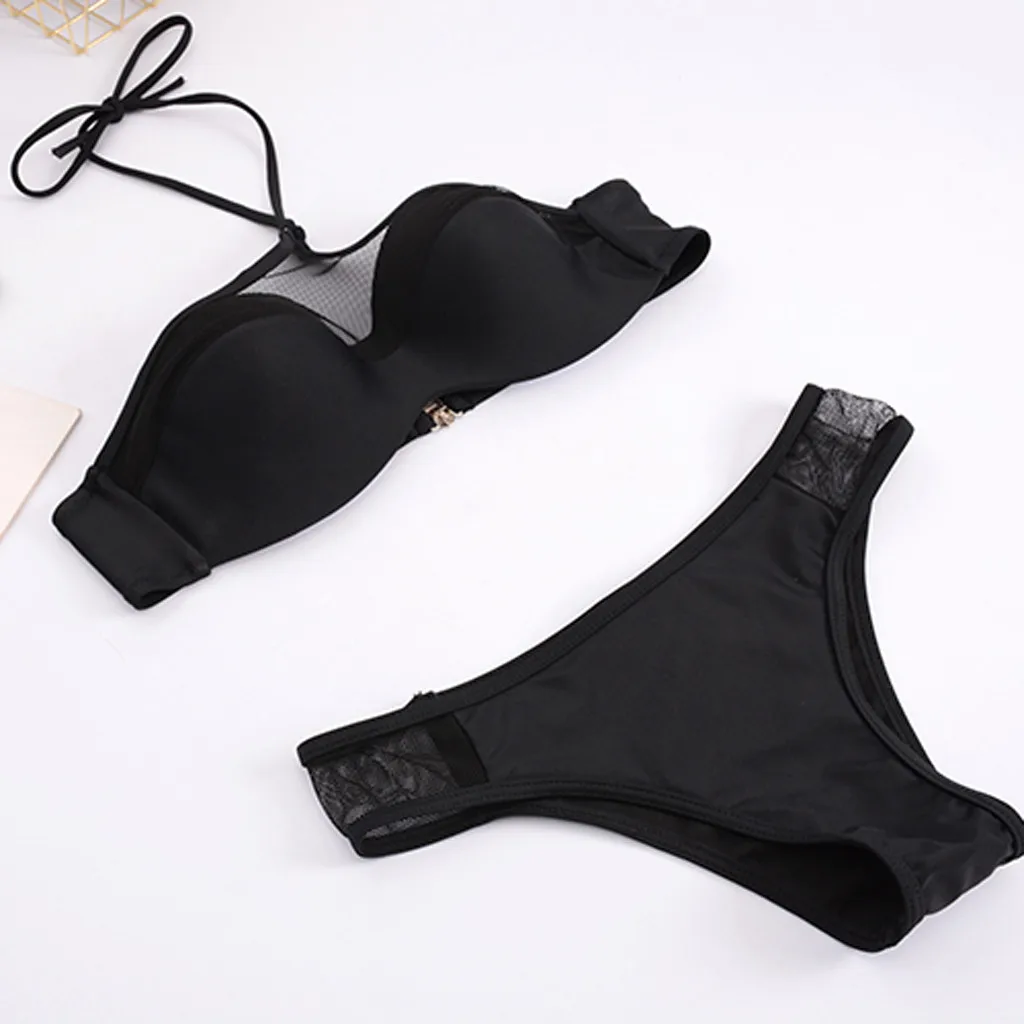 SAGACE костюмы из двух предметов сетчатые купальники змеиная кожа купальник