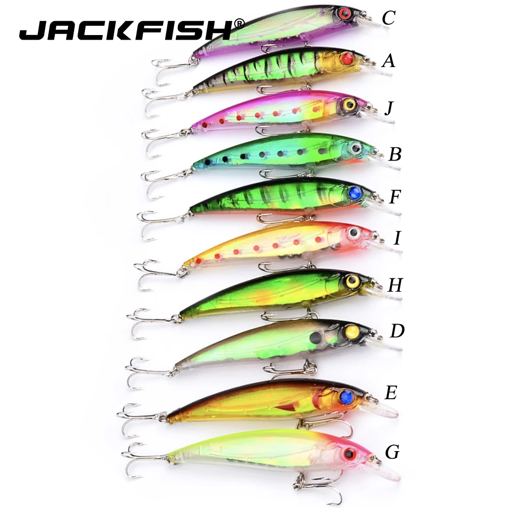 JACKFISH шумовая модель приманка в виде гольяна 11 см/12 г Реалистичная Рыба Гольян