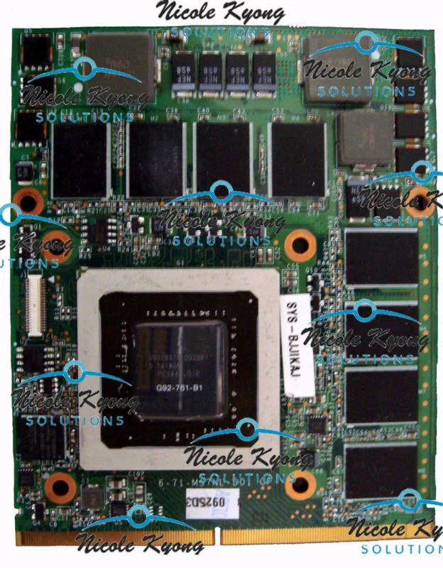 Рабочая Видеокарта GTX 280M 1GB P/N: X203R X648M VGA для Dell Alienware M15x M17x R1 clevo d900f W86cu W860cu W860tu