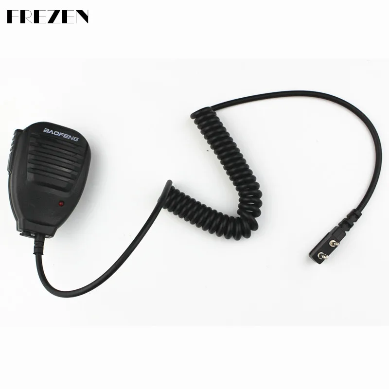 FREZEN ручной микрофон динамик для BAOFENG UV 5R 5RA/B/C/D/E 3R + kenwood рация с бесплатной