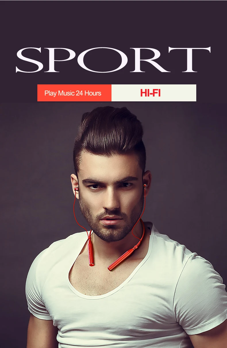 M3 Спорт Bluetooth наушники Шейным Беспроводной гарнитура Наушники Hi Fi вкладыши для