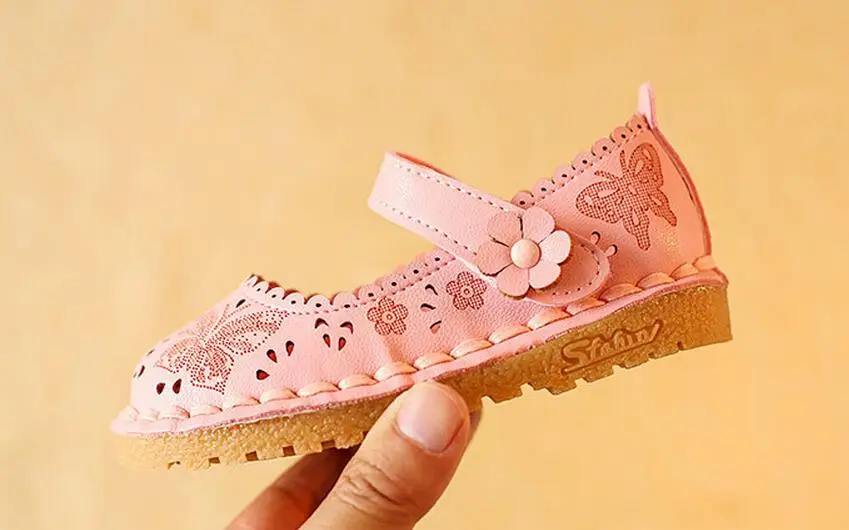 Новинка 2017 года сезон весна тонкие туфли принцессы в Корейском стиле для девочек