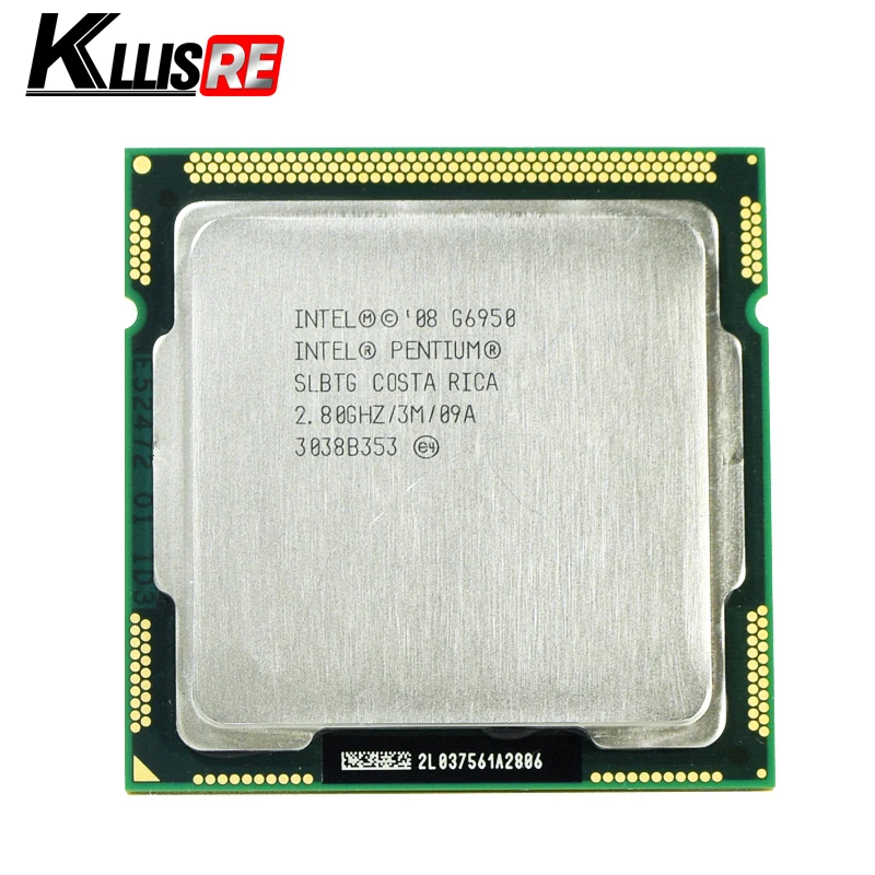 Процессор Intel Pentium G6950 2 8 ГГц 3 Мб Кэш LGA1156 двухъядерный 73 Вт настольный