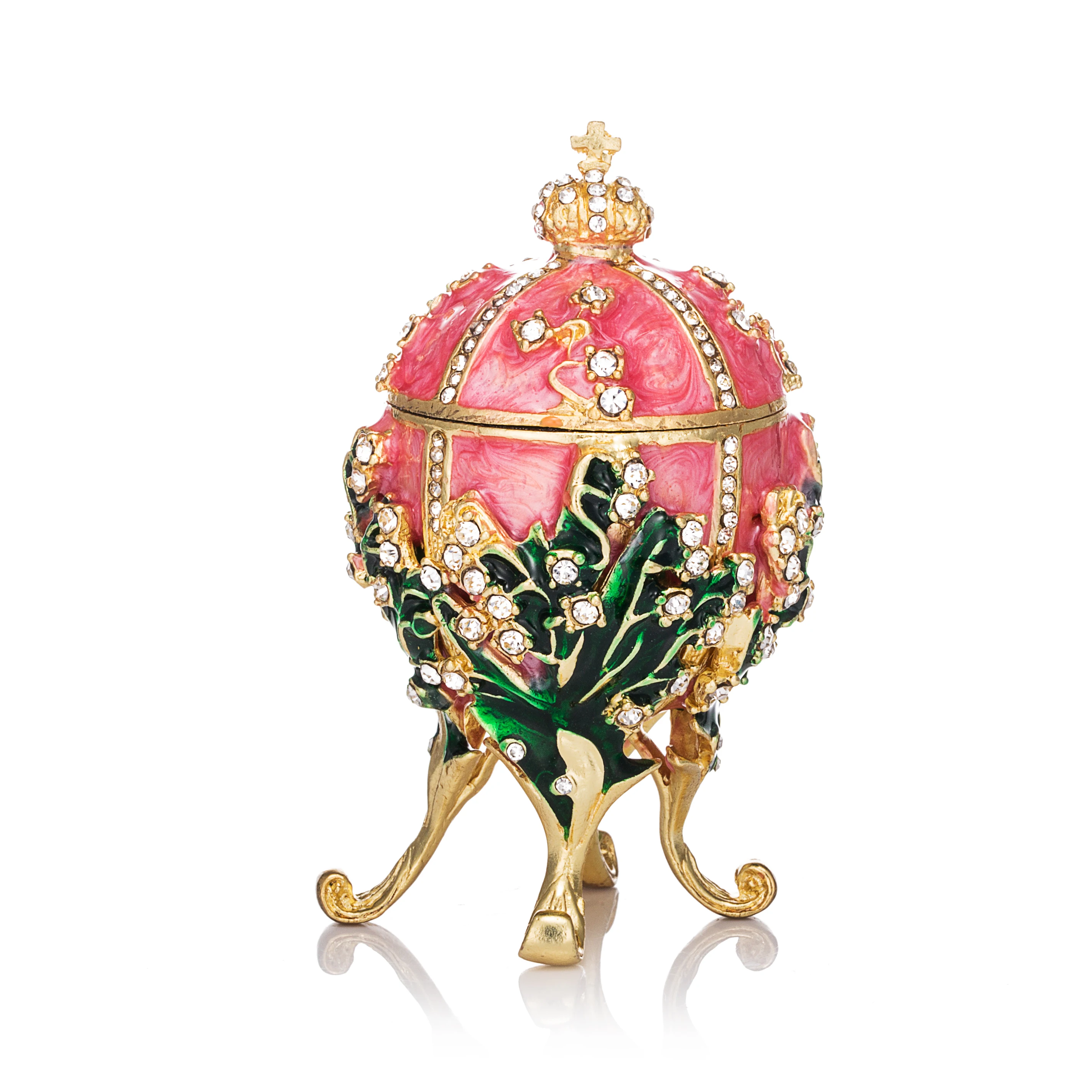 QIFU Новое поступление домашний декор Faberge яйцо 1898 ландыши копия яйца для домашнего декора