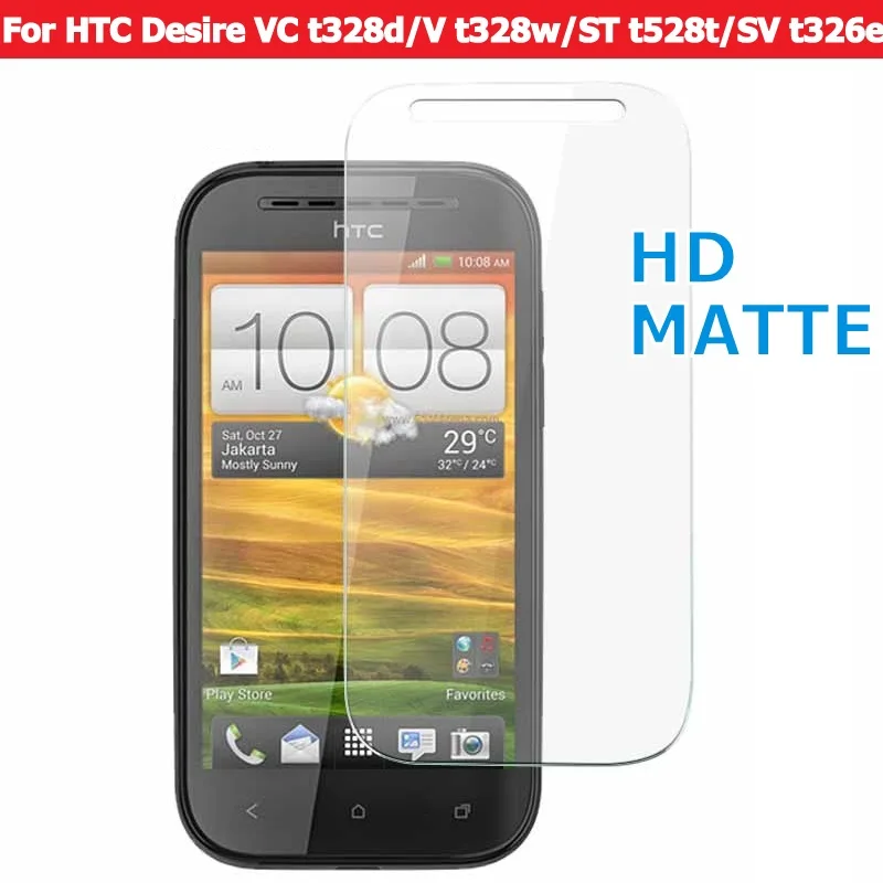 Антибликовая матовая пленка для HTC Desire SV T326E VC T328D HD прозрачная глянцевая V T328W T329W ST
