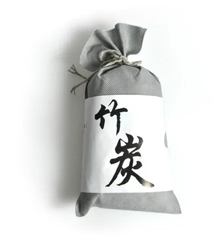 1 шт. автомобильный дезодорирующий мешок для древесного угля с бамбуковым