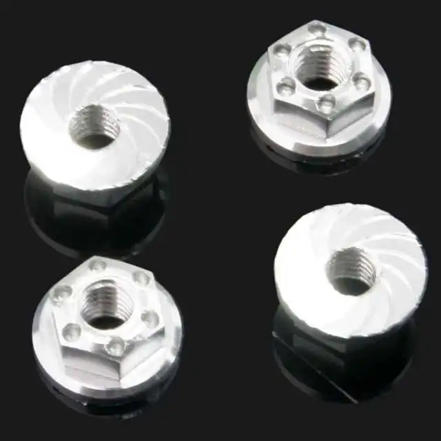 4 цвета RC Alum Locknut/нейлоновая гайка M4 4P для 3 гоночных автомобилей Sakura D4 HPI HSP Drift |