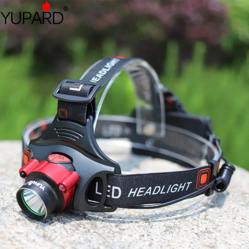 Фонарь налобный светодиодный YUPARD Индуктивная Фара 3 режима XM L T6 с инфракрасными