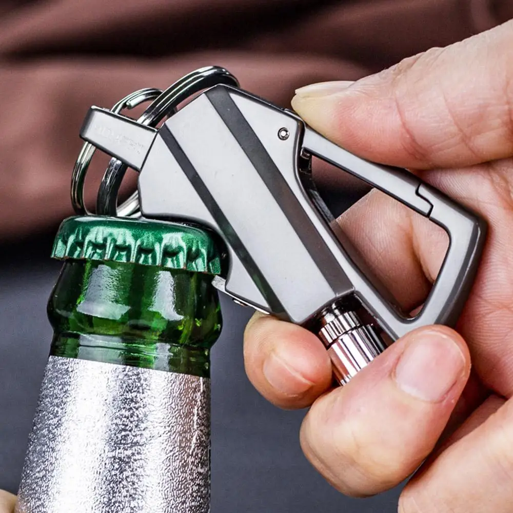 3в1 Зажигалка открывалка для бутылок подарок на день отцов брелок зажигание