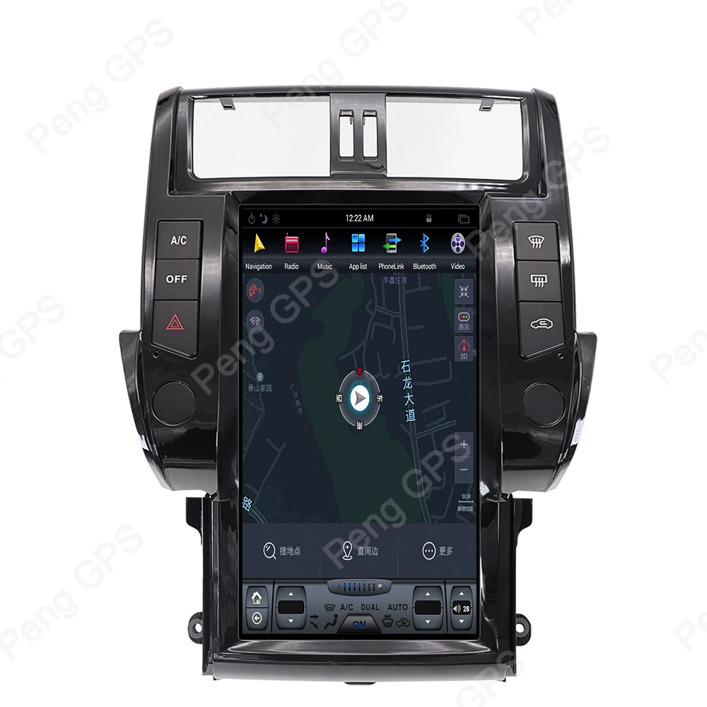 13,6 дюймов ips автомобильный Android gps навигатор для Toyota Land Cruiser Prado 150 2010-2013 dvd-плеер 1080P видео мультимедиа головное устройство