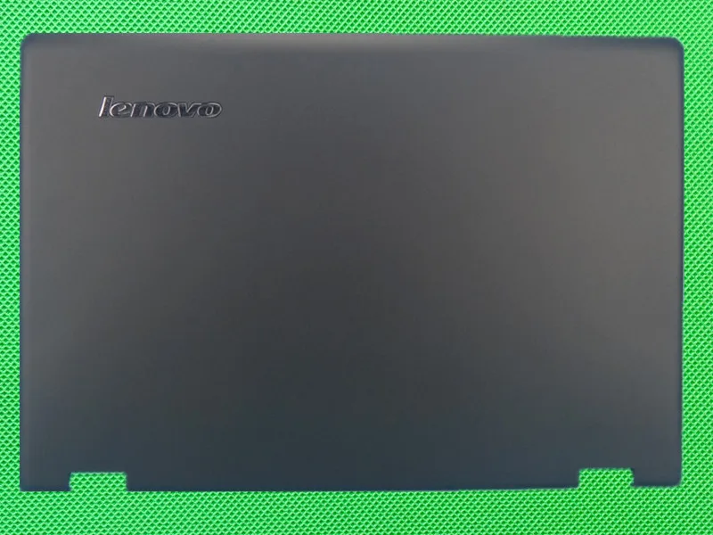 Черный Новинка,, для lenovo Ideapad Yoga 3 14, для ноутбука, ЖК-задняя крышка, задняя крышка, корпус экрана, топ, чехол, серебристый, белый, черный, оранжевый - Цвет: Черный
