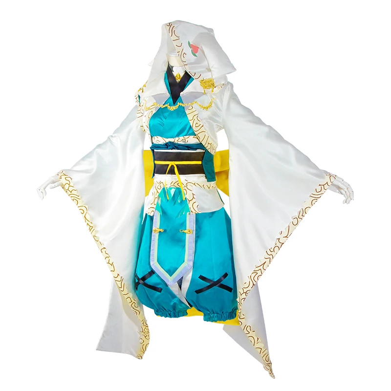 Новый Fate Grannd заказ Kiyohime Косплей Костюм лояльное платье для собаки Униформа