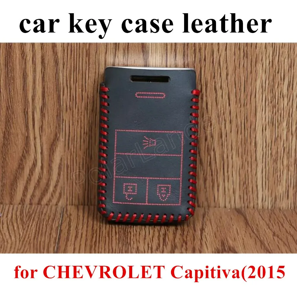 

factory price Car key case leather car key case Hand sewing car key cover DIY fit for C-HEVROLET C-apitiva(2015)