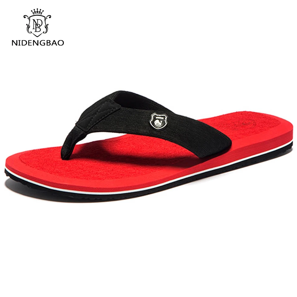 Летние мужские шлепанцы из ЭВА 3 пары пляжные сандалии Нескользящие тапочки