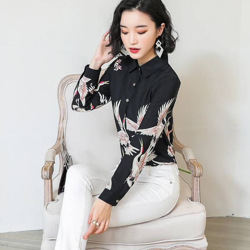 Blusas Mujer De Moda 2021 Женские топы и блузки размера плюс кнопка воротника в форме