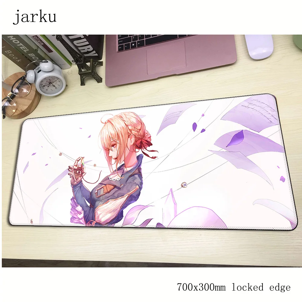Violet evergarden коврик для мыши геймер 700x300 мм notbook большой игровой большая