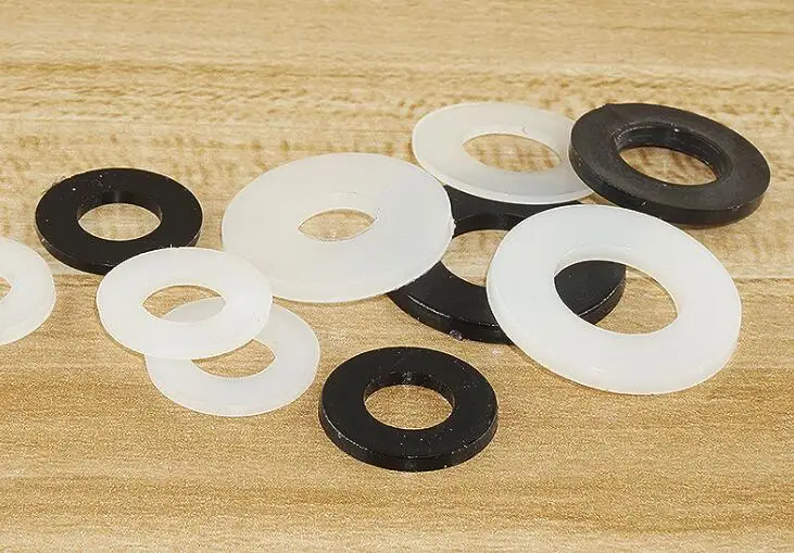 

100pcs M2 M2.5 M3 M4 M5 M6 M8 M10 M12 Nylon Washer Flat Washer Plastic Washer